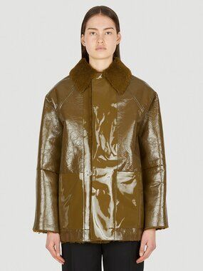 KASSL Editions Shearling Original Lacquer Jacket Size S